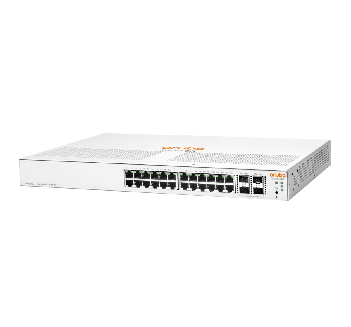 EU Product - HPE Aruba Switch 1930 24G 24xGBit/4xSFP+ JL682A Aruba Instant On thumbnail