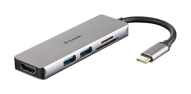 EU Product - DUB-M530  5-in-1 USB-C Hub mit HDMI/SD-Reader retail thumbnail