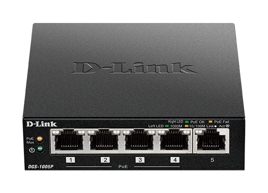 5-PORT DESKTOP GIGABIT POE+ thumbnail