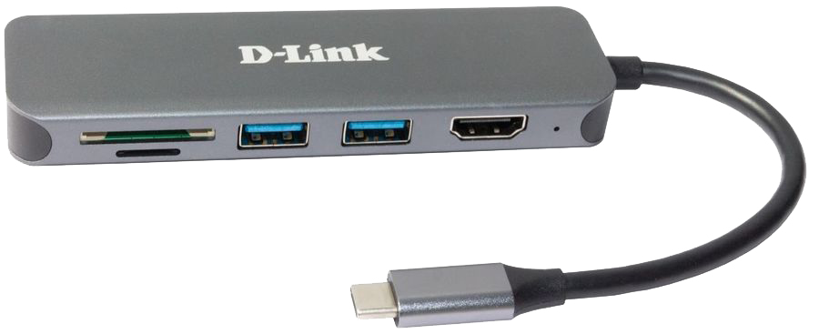 EU Product - DUB-2327  6-in-1 USB-C Hub mit HDMI/USB-PD/SD-Reader retail thumbnail