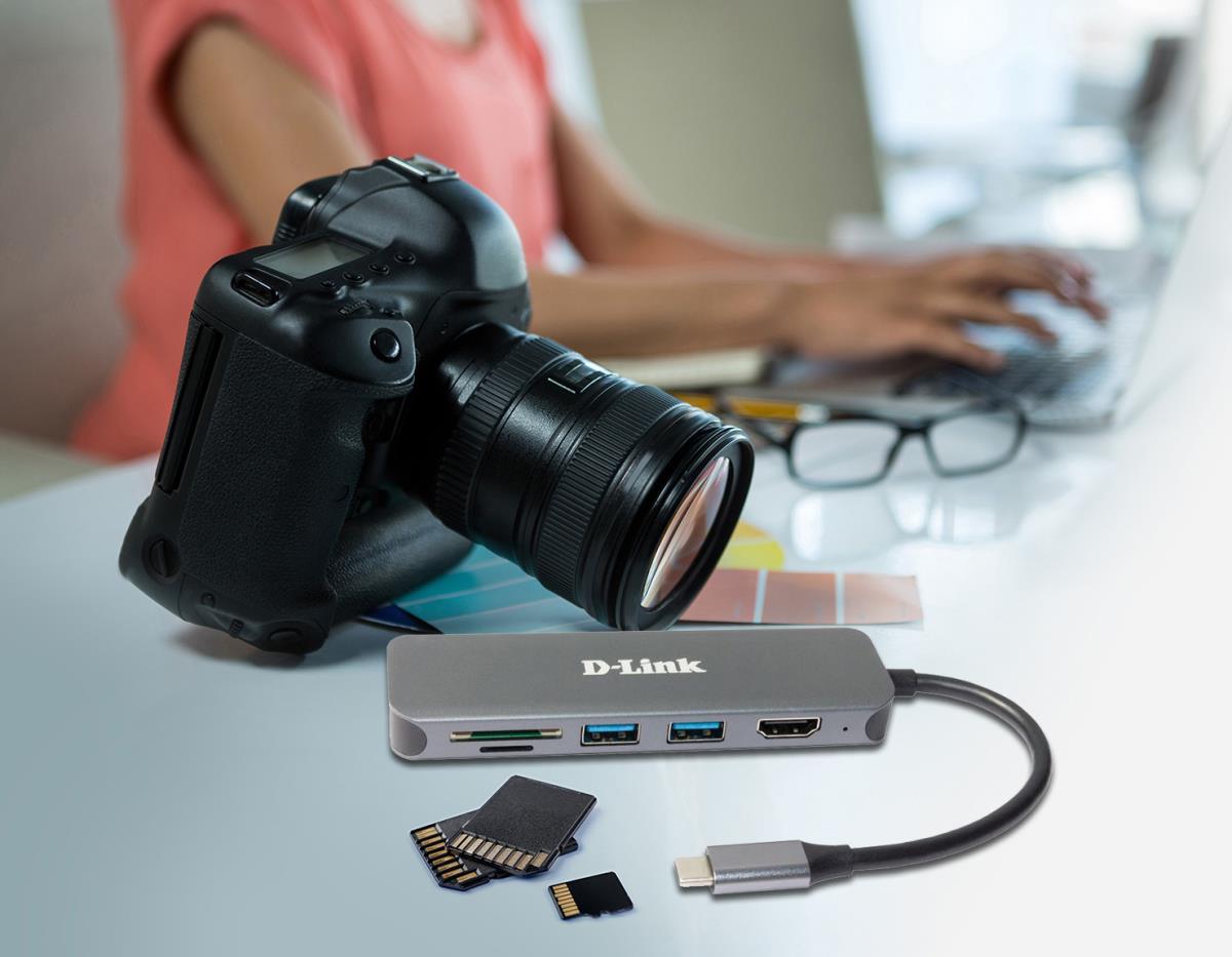 EU Product - DUB-2327  6-in-1 USB-C Hub mit HDMI/USB-PD/SD-Reader retail thumbnail