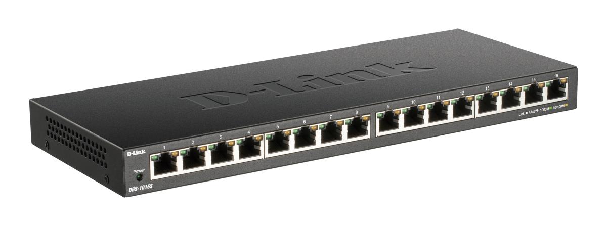 DGS 1016S - Switch - unmanaged - 16 x 10/100/1000 - desktop thumbnail