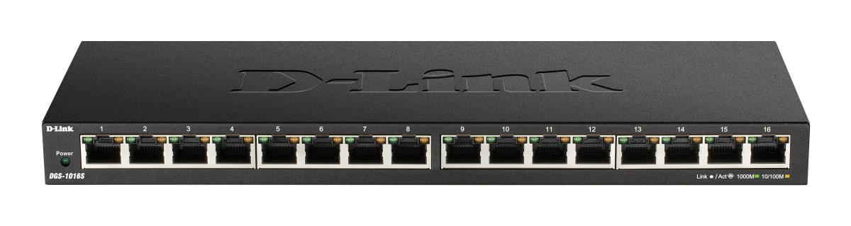 DGS 1016S - Switch - unmanaged - 16 x 10/100/1000 - desktop thumbnail