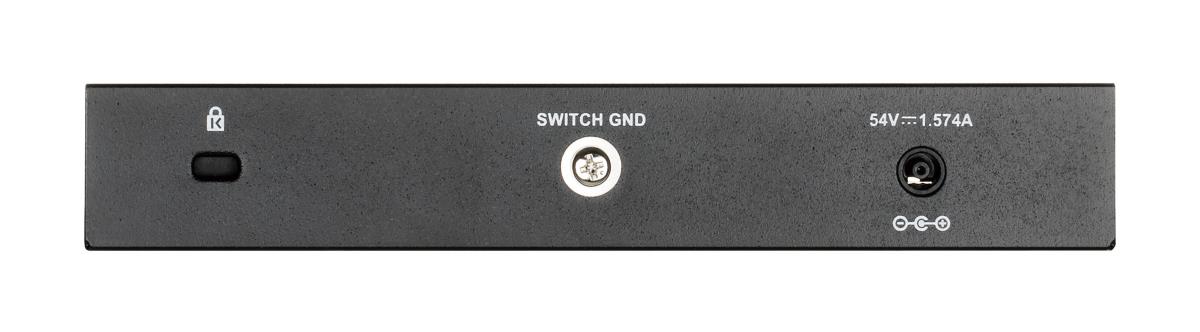 DGS 1100-08PV2 - Switch - smart - 8 x 10/100/1000 (PoE) - desktop - PoE (64 W) thumbnail