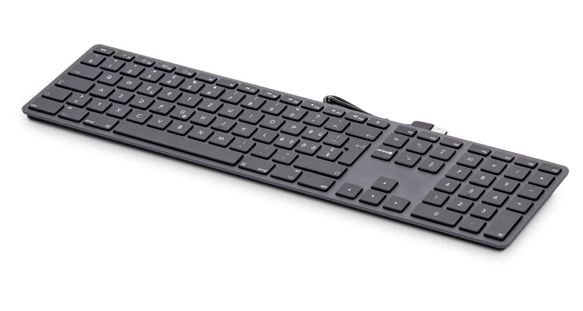 EU Product - kabelgebundene USB Tastatur spacegrau ES - Keyboard - 110 keys thumbnail