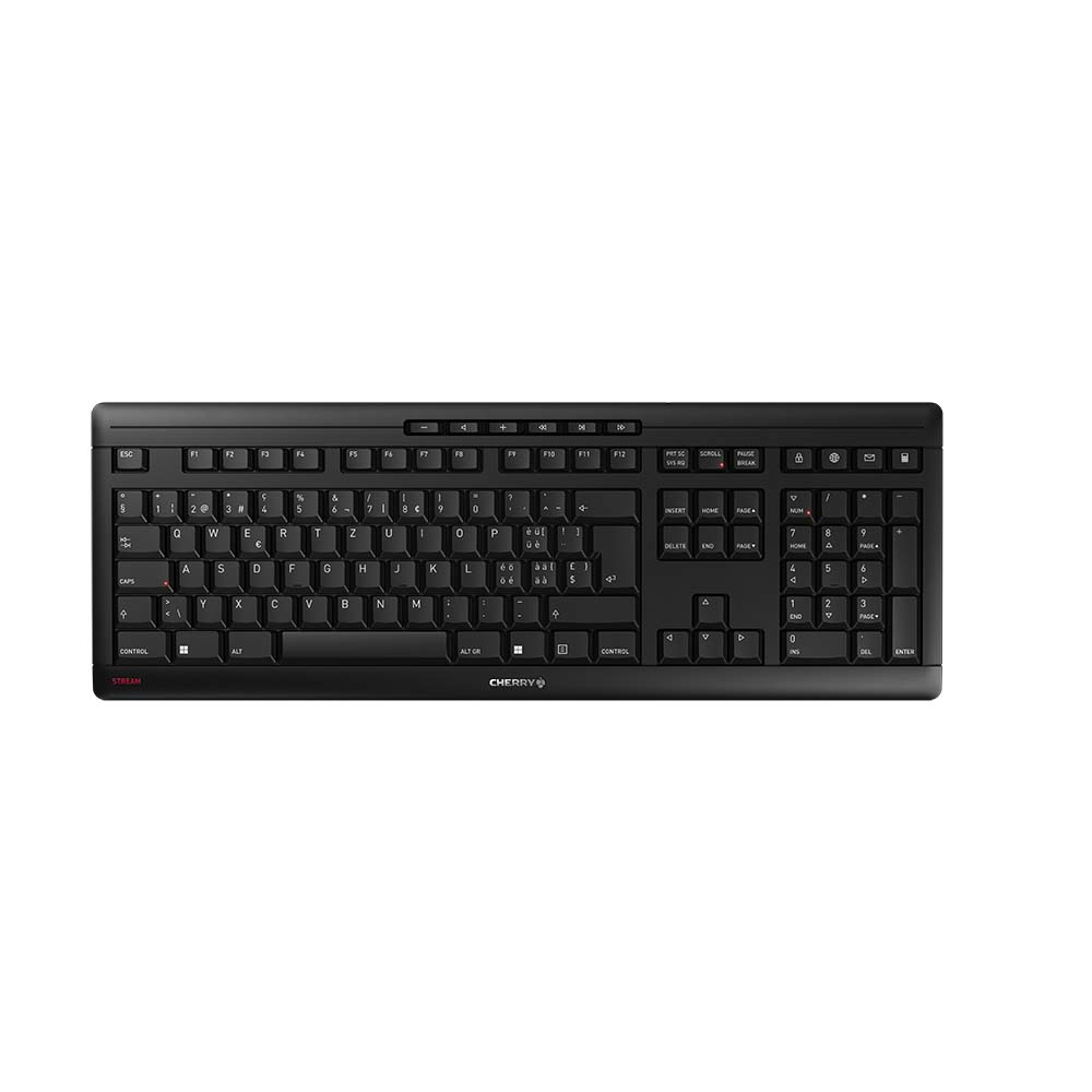 EU Product - STREAM Wireless Tastatur CH schwarz thumbnail