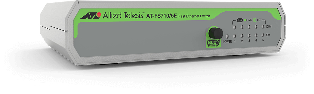 5-port 10/100TX unmanaged switch with ex AT-FS710/5E-60 thumbnail