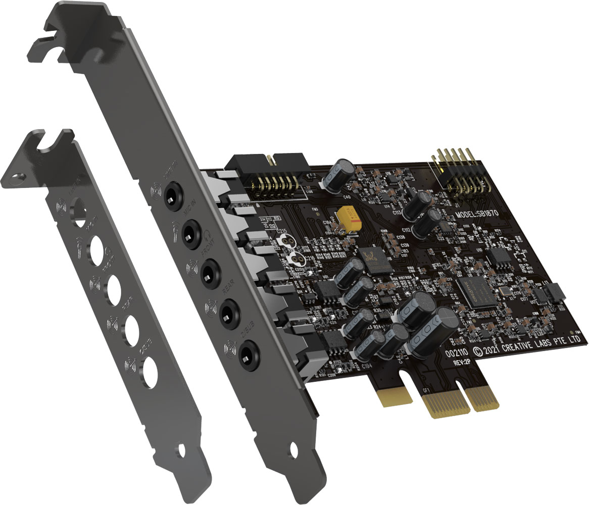 EOL NOW CREA2006 Creative sound blaster audigy fx v2 - upgradable hi-res 5.1 pci-e sound card with 70SB187000000 thumbnail