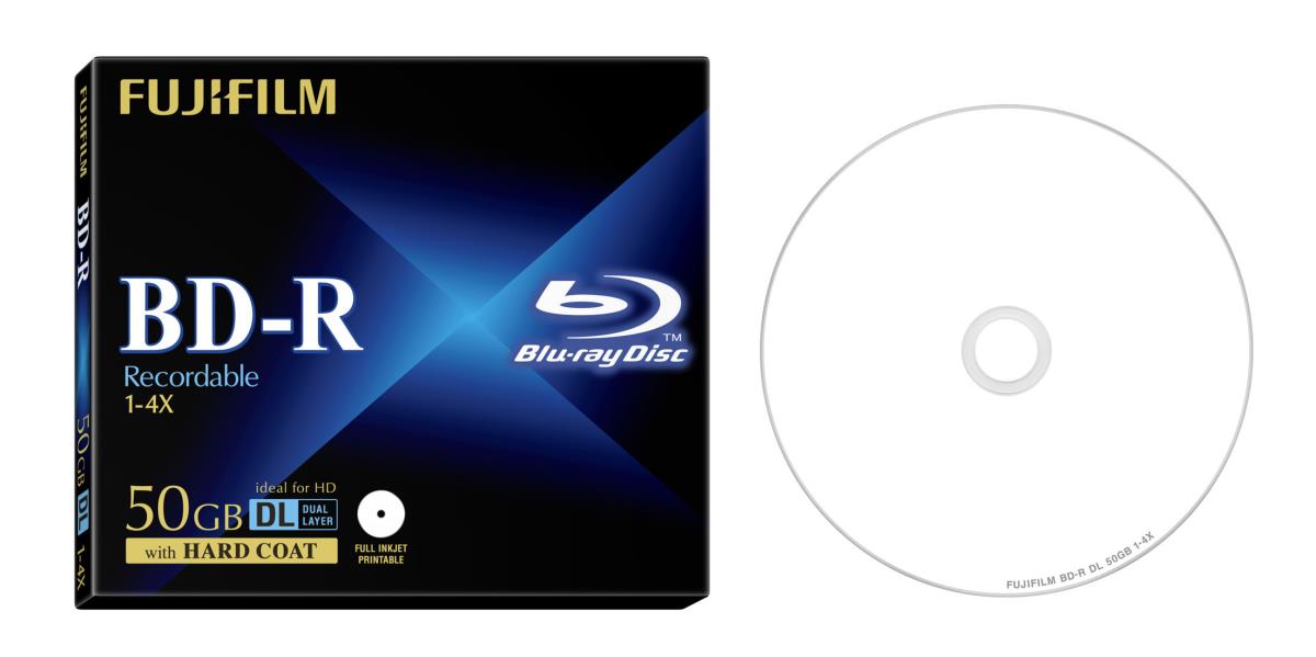 FUJI BD-R PRINTABLE JEWEL CASE5 PACK 50GB 1-4X thumbnail
