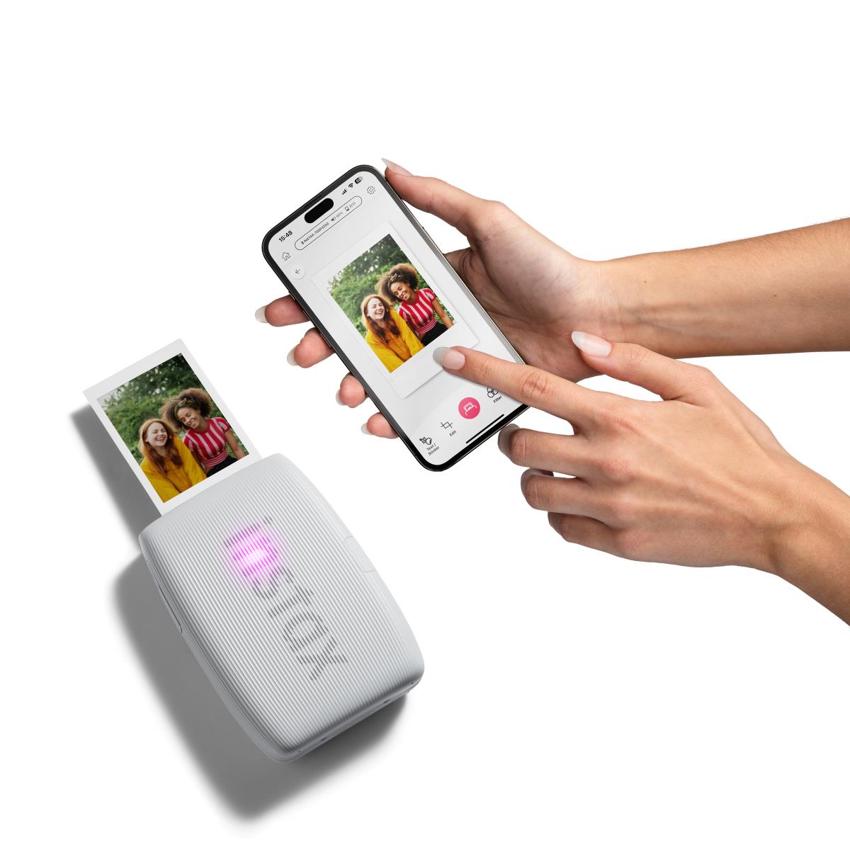 Instax Mini Link 3 Wireless Smartphone Photo Printer - Clay White - Printer Only thumbnail