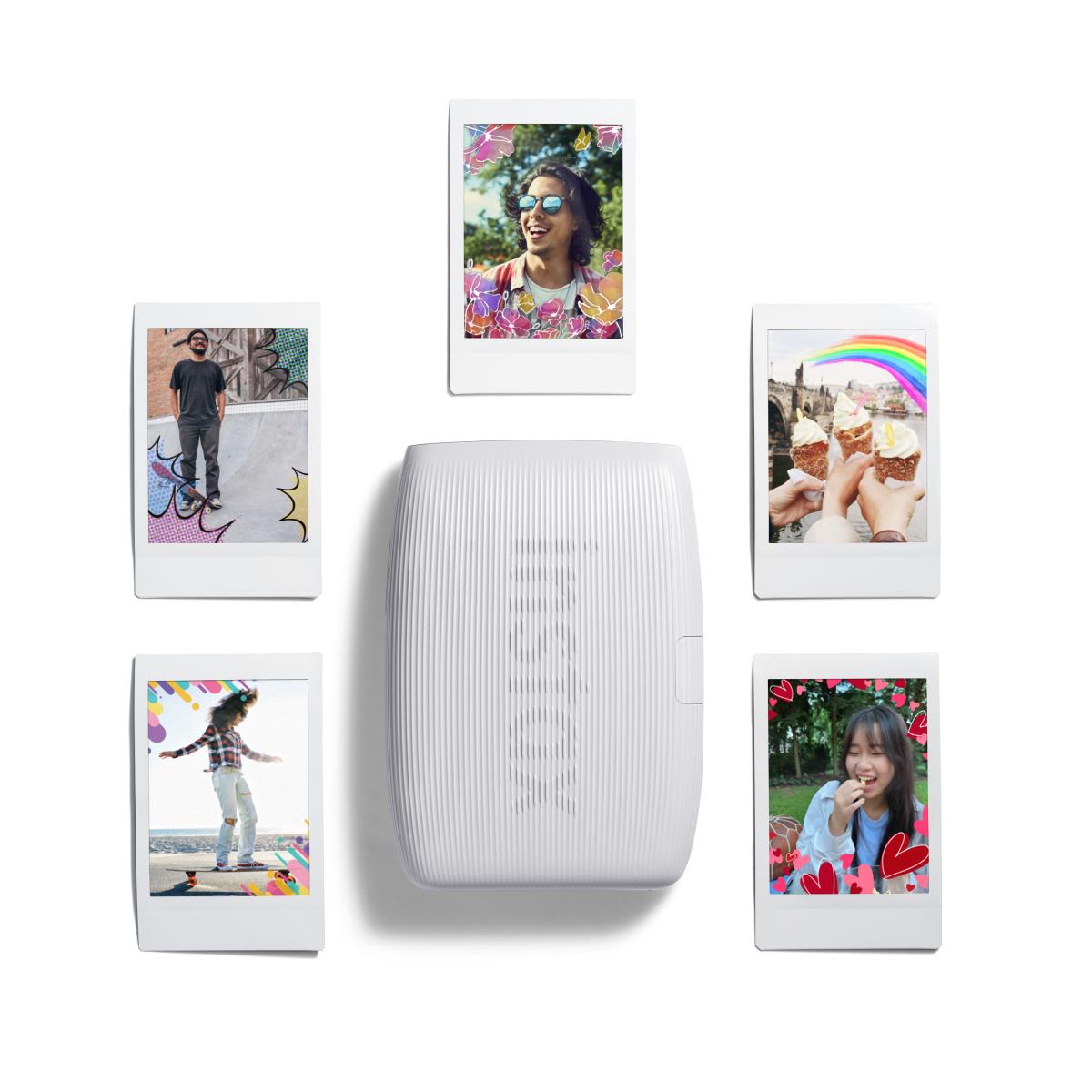Instax Mini Link 3 Wireless Smartphone Photo Printer - Clay White - Printer Only thumbnail