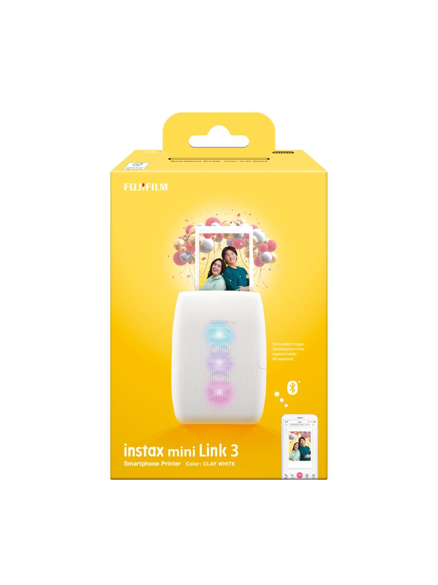 Instax Mini Link 3 Wireless Smartphone Photo Printer - Clay White - Printer Only thumbnail