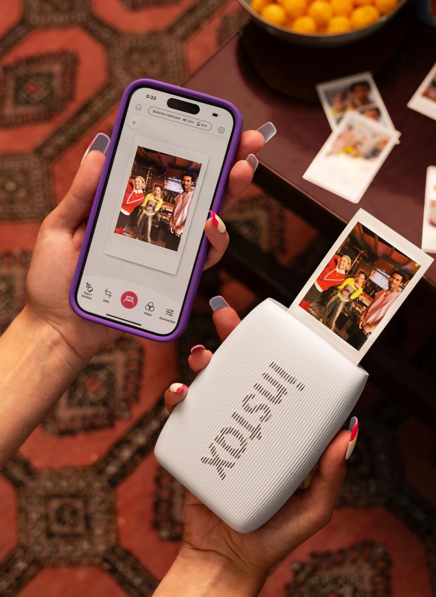 Instax Mini Link 3 Wireless Smartphone Photo Printer - Clay White - Printer Only thumbnail