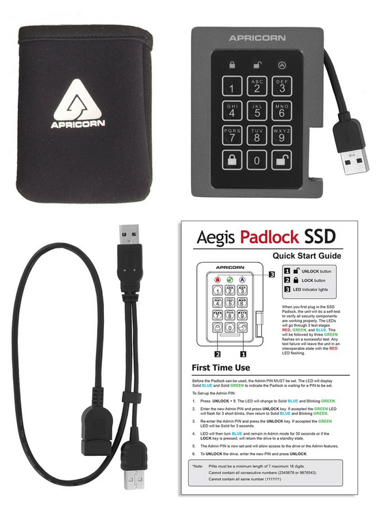 120GB Aegis Padlock thumbnail