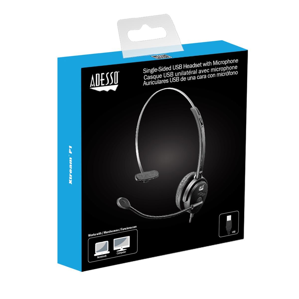 SINGLE-SIDED USB WIRED HEADSET thumbnail
