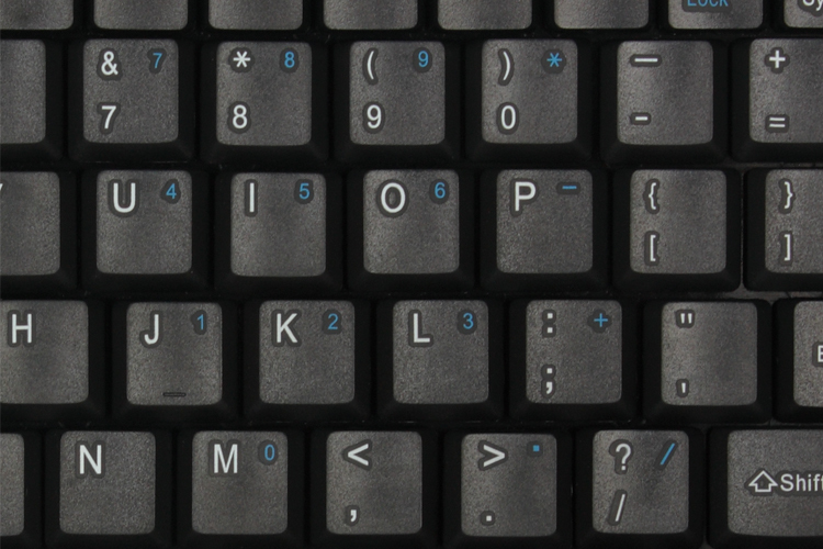 MINI TOUCHPAD KEYBOARD (BLACK thumbnail