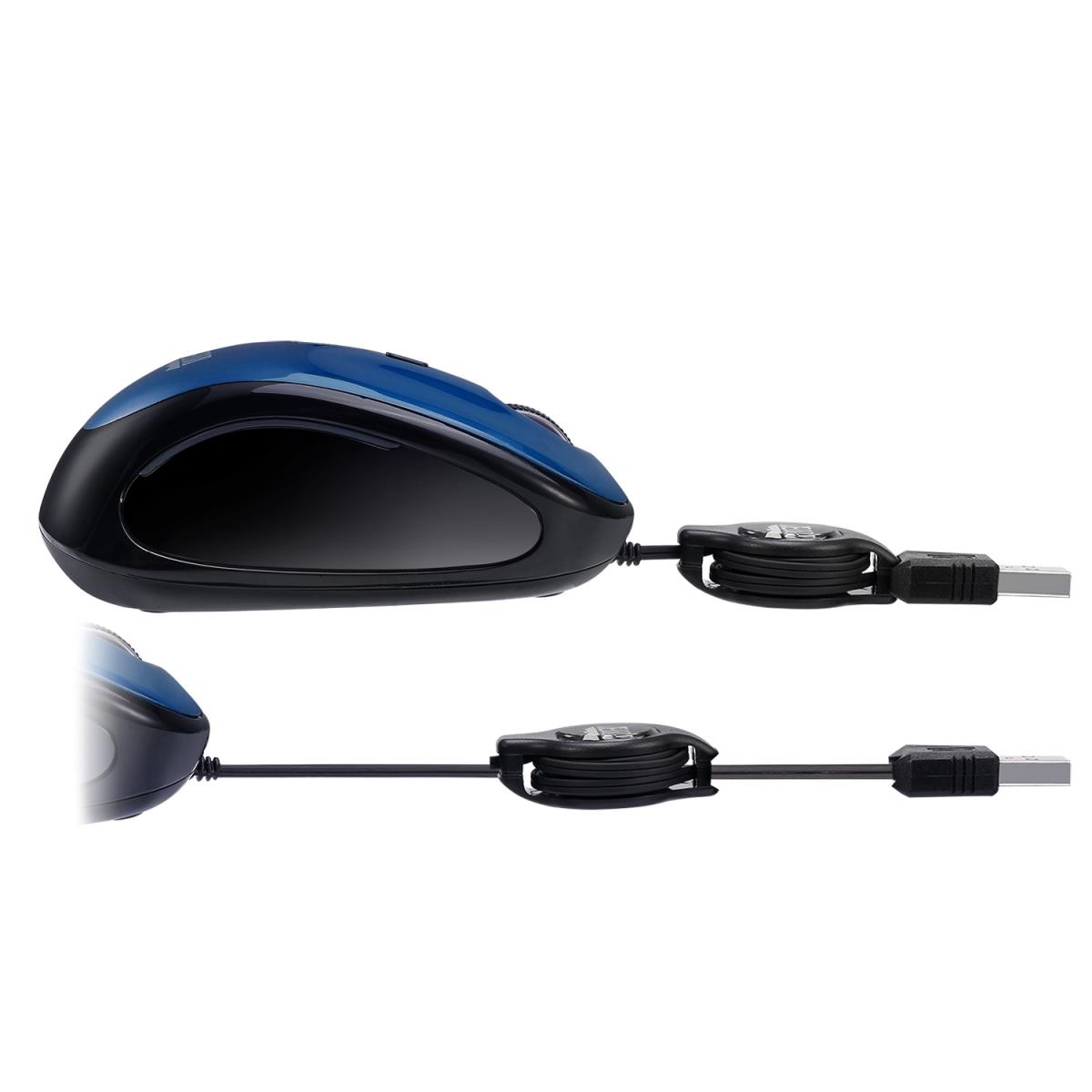 RETRACKABLE NANO MOUSE (BLUE) thumbnail