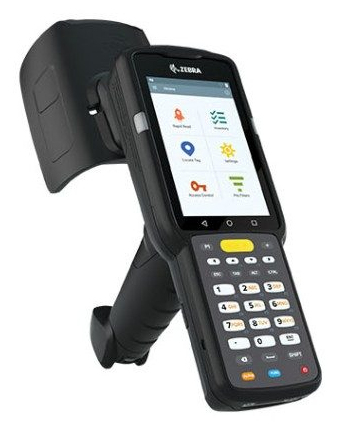 MC3390XR UHF RFID GUN, LINEAR ANTENNA, 802.11 A/B/G/N/AC, SE4850 EXTENDED RANGE 2D IMAGER, 47 KEY, EXTENDED CAPACITY BATTERY, GMS, 4GB RAM / 32GB ROM, ETSI BANDS thumbnail