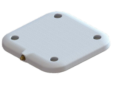 SLIM IP68-RATED RFID ANTENNA FOR INDOOR/OUTDOOR USE, FLUSH MOUNT, 800MHz FREQ. BAND (ETSI), SIZE: 5.9  X 5.9  RESTRICTED ITEM CLASS 4, REQUIRED CORRESPONDING CERTIFICATION. thumbnail