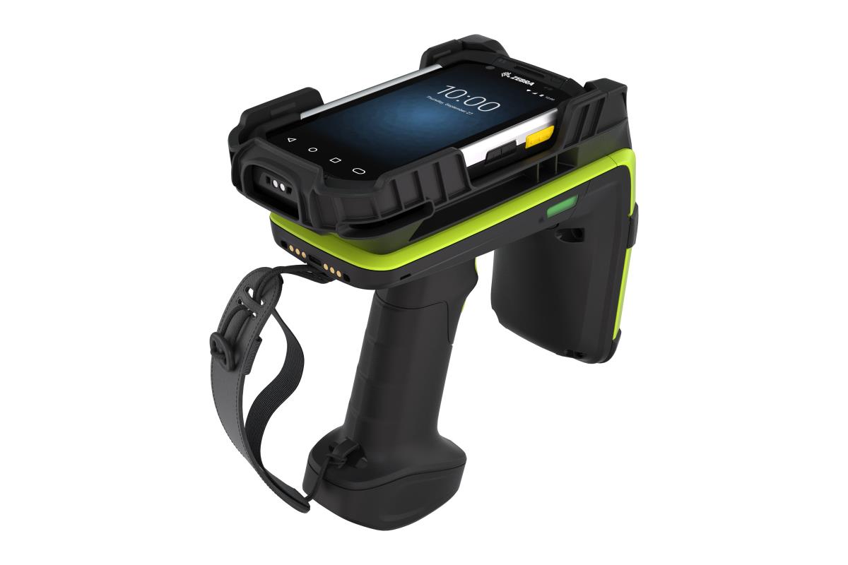 RFD90, Premium Plus Sled, Imager, 7000mAh Battery, Midnight Black/Industrial Green, 900MHz Worldwide thumbnail