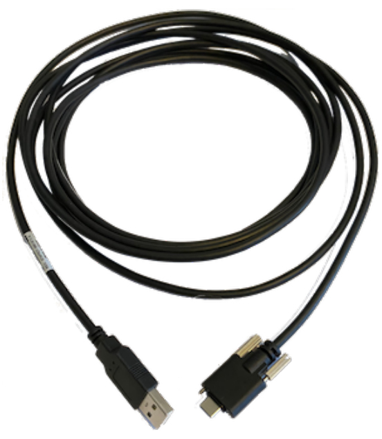 CABLE, USB 4M, LOCKING USB-C TO USB A CUSTOMER MADE CLASS 5 ITEM, ASK FOR A QUOTE. thumbnail