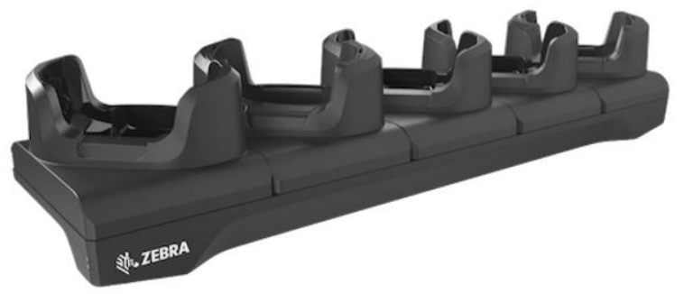 KIT - Five-slot cradle kit to charge TC53 / TC58, TC53e / TC58e / TC53e-RFID devices without a rugged boot, Includes five black shims (SHIM-CRD-TC5-BLK), power supply (PWR-BGA12V108W0WW), and DC cable (CBL-DC-381A1-01), thumbnail