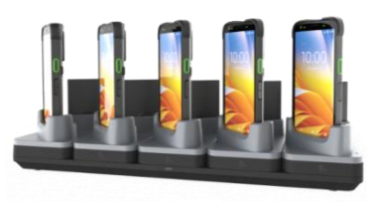 Charge-Only ShareCradle to charge up to five TC701 devices and five spare batteries. Sold Separately: Power supply (PWR-BGA12V150W1WW), and a country-specific AC line cord. thumbnail