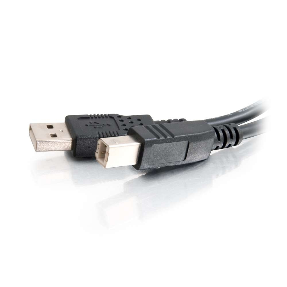 3.3ft (1m) USB 2.0 A/B Cable - Black thumbnail