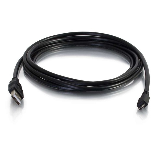 9.8ft USB to Micro B Cable - USB A to Micro USB Cable - USB 2.0 - M/M - USB cable - USB (M) to Micro-USB Type B (M) - 3 m - black thumbnail