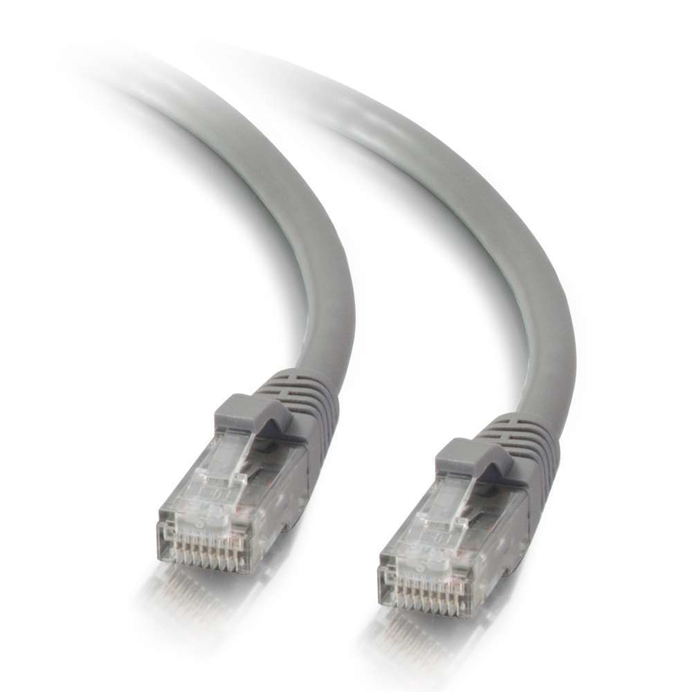 Legrand 1m Cat5e Booted Unshielded (UTP) Network Patch Cable - Grey thumbnail