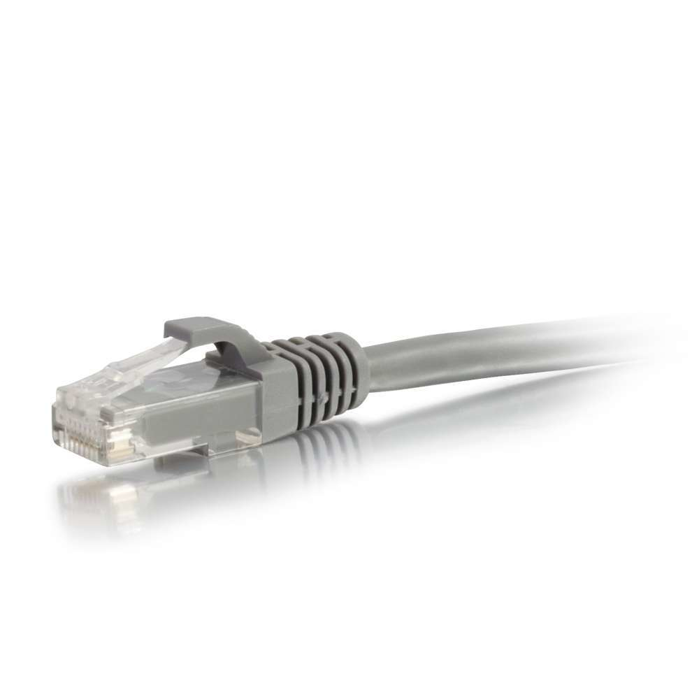 Legrand 1m Cat5e Booted Unshielded (UTP) Network Patch Cable - Grey thumbnail