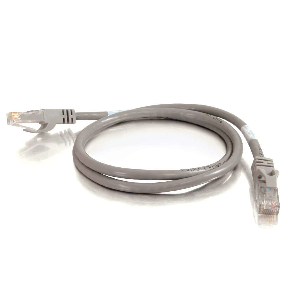 Legrand 1m Cat6 Booted Unshielded (UTP) Network Patch Cable - Grey thumbnail