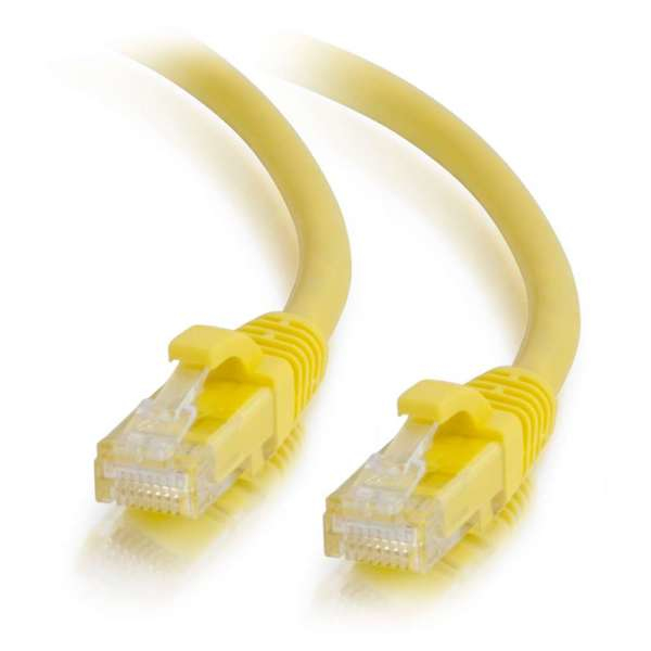 Legrand 5m Cat6 Booted Unshielded (UTP) Network Patch Cable - Yellow thumbnail