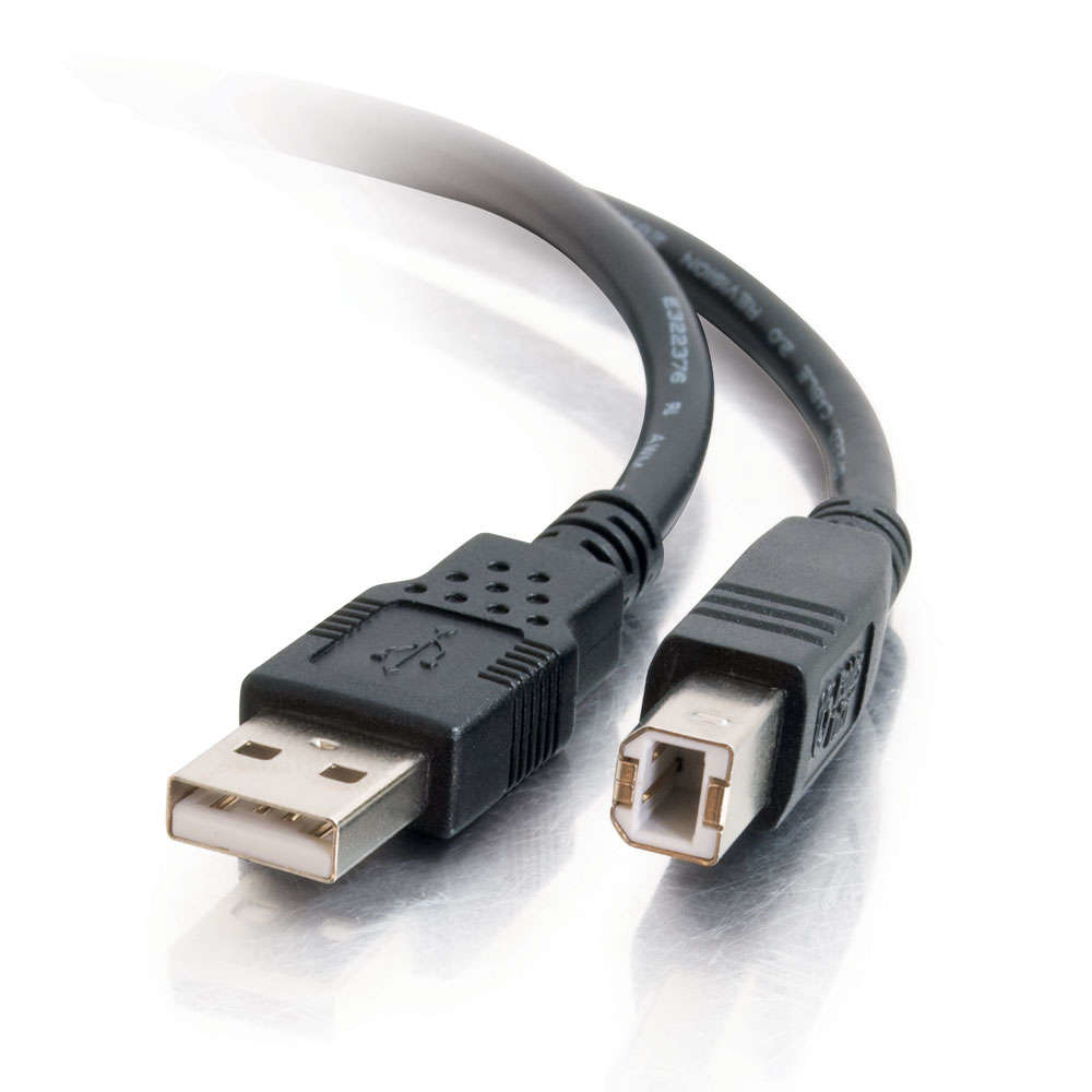 Legrand 3m USB 2.0 A/B Cable - Black thumbnail