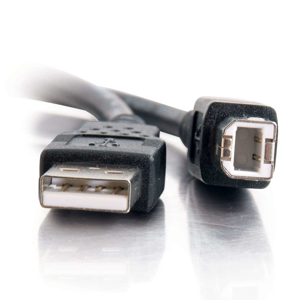 Legrand 3m USB 2.0 A/B Cable - Black thumbnail