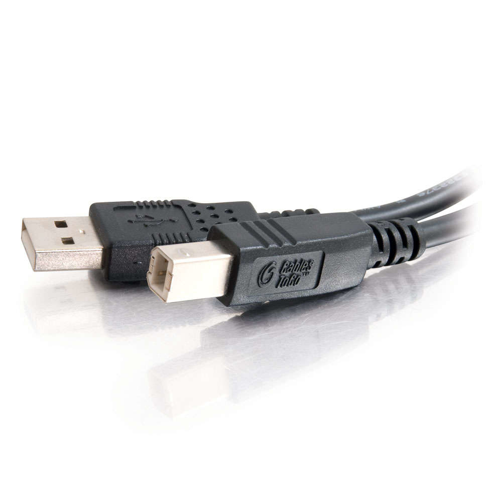 Legrand 3m USB 2.0 A/B Cable - Black thumbnail