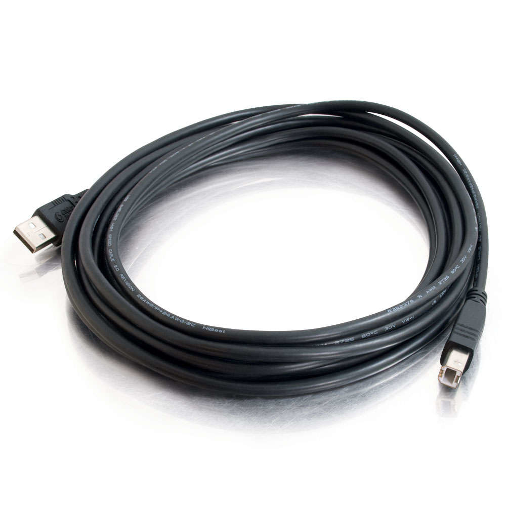 Legrand 3m USB 2.0 A/B Cable - Black thumbnail