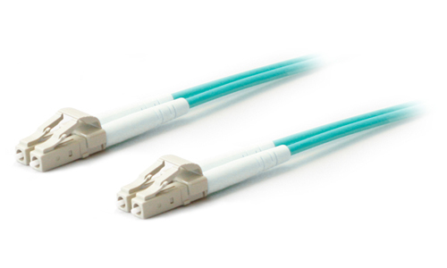 LC-LC 10Gb 50/125 OM3 Duplex Multimode PVC Fiber Optic Cable (LSZH) - Network cable - LC multi-mode (M) to LC multi-mode (M) - 30 m - 30 m - fibre optic - duplex - 50 / 125 micron - OM3 - halogen-free - aqua thumbnail