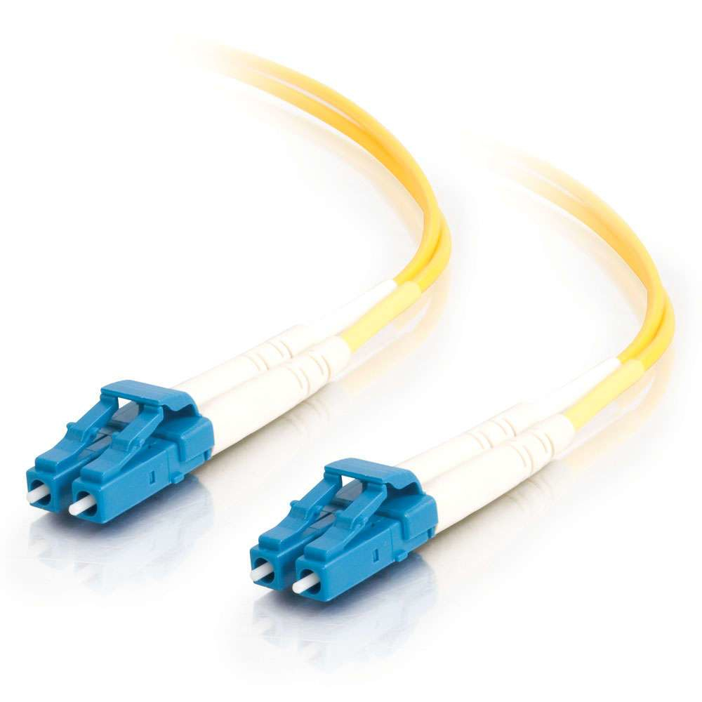 Legrand 2m LC-LC 9/125 OS1 Duplex Singlemode PVC Fibre Optic Cable (LSZH) - Yellow thumbnail
