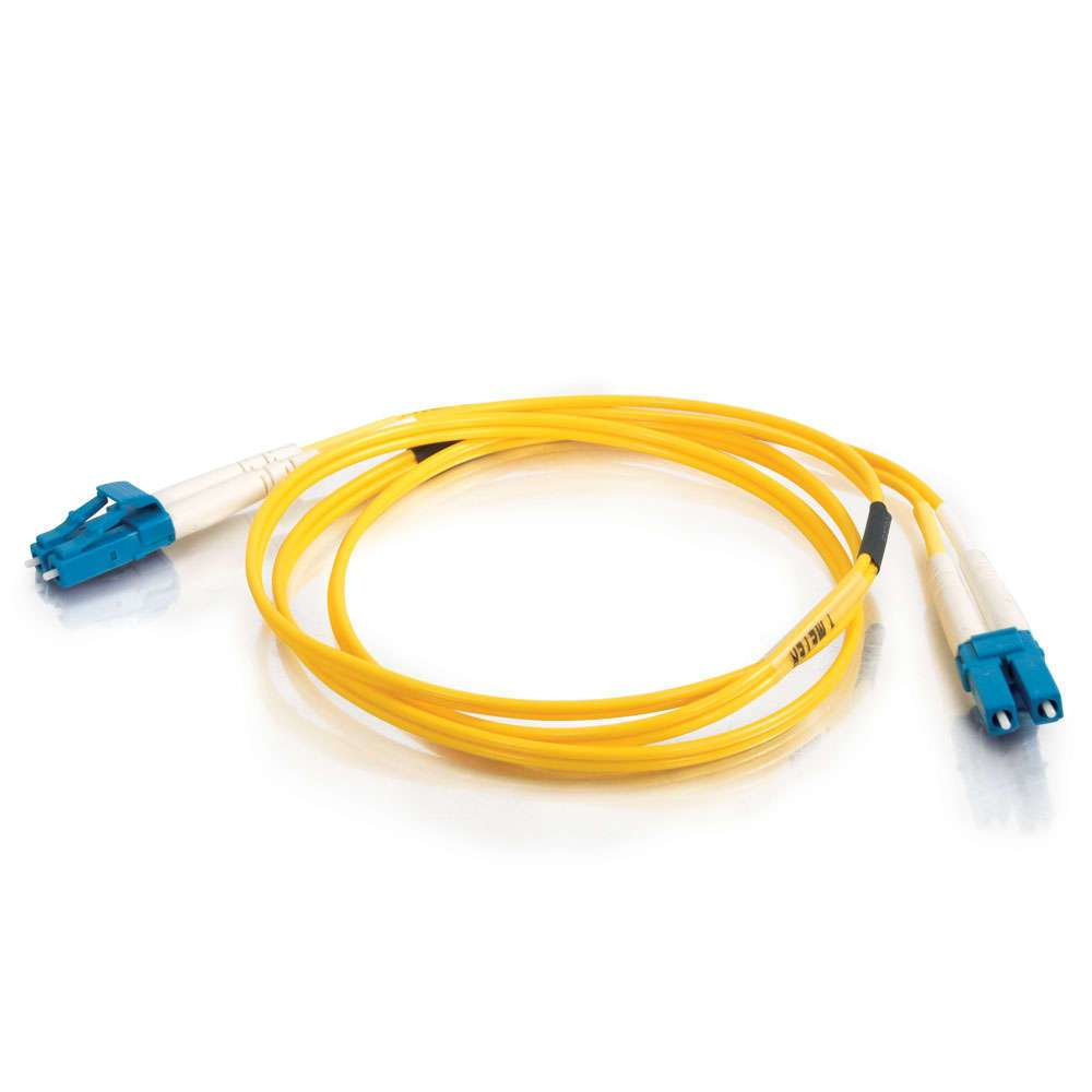 Legrand 2m LC-LC 9/125 OS1 Duplex Singlemode PVC Fibre Optic Cable (LSZH) - Yellow thumbnail