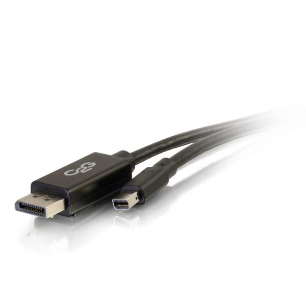 2m Mini DisplayPort to DisplayPort Adapter Cable 4K UHD - Black - DisplayPort cable - Mini DisplayPort (M) to DisplayPort (M) - 2 m - black thumbnail