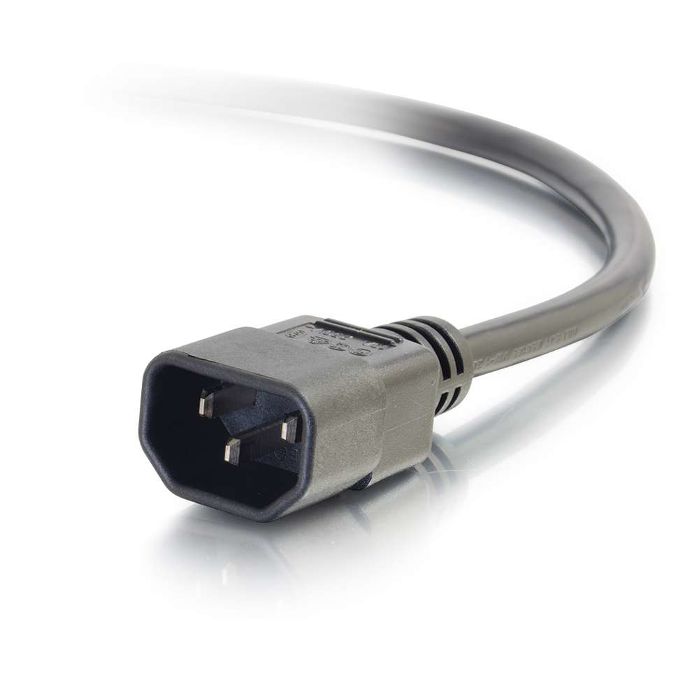 Legrand (Available while stock lasts-Going EOL) 2ft Locking C14 to C13 10A 250V Black thumbnail