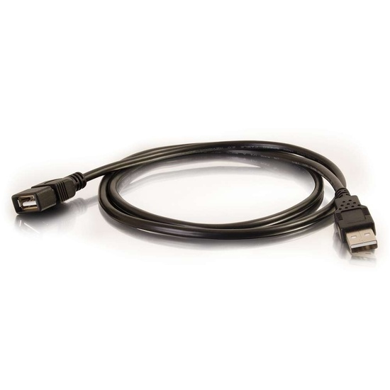 9.8ft USB Extension Cable - USB A to USB A Extension Cable - USB 2.0 - M/F - USB cable - USB (M) to USB (F) - 3 m - black thumbnail