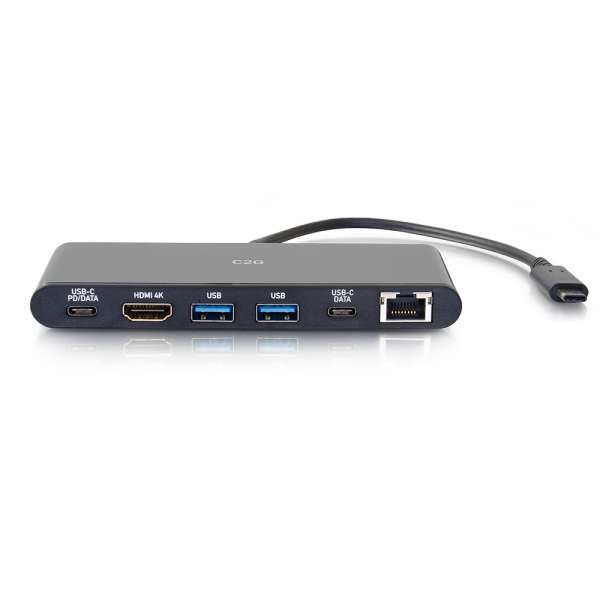 USB-C Docking Station with 4K HDMI, Ethernet, USB thumbnail