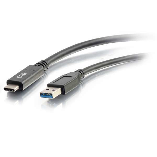 6ft USB C to USB A Cable - USB 3.2 - 5Gbps - M/M - USB cable - USB Type A (M) to USB-C (M) - USB 3.1 - 30 V - 3 A - 1.83 m - black thumbnail