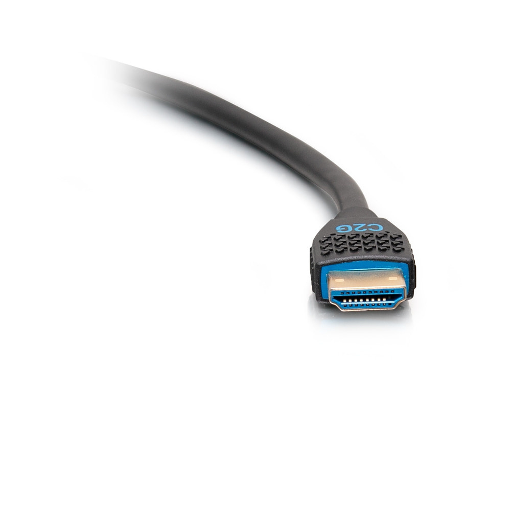 15ft Ultra Flexible 4K Active HDMI Cable Gripping 4K 60Hz - In-Wall M/M - HDMI cable with Ethernet - HDMI male to HDMI male - 4.5 m - black - active, 4K60Hz support thumbnail