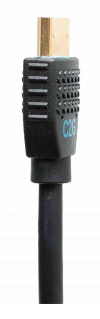 10ft 4K HDMI Cable - Performance Series Cable - Ultra Flexible - M/M - HDMI cable - HDMI male to HDMI male - 3 m - black thumbnail