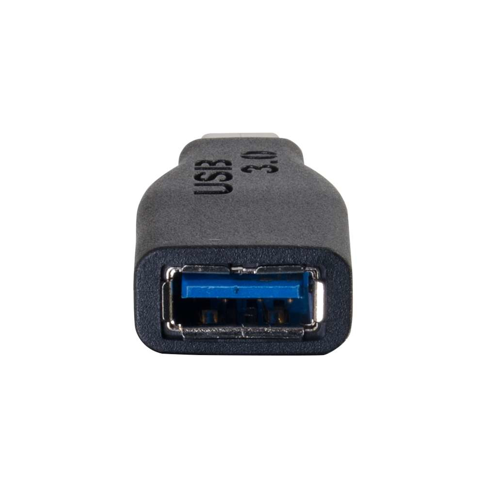 USB C to USB A Adapter - USB C to USB Adapter - 5Gbps - Black - M/F - USB adapter - USB Type A (F) to USB-C (M) - USB 3.0 - black thumbnail