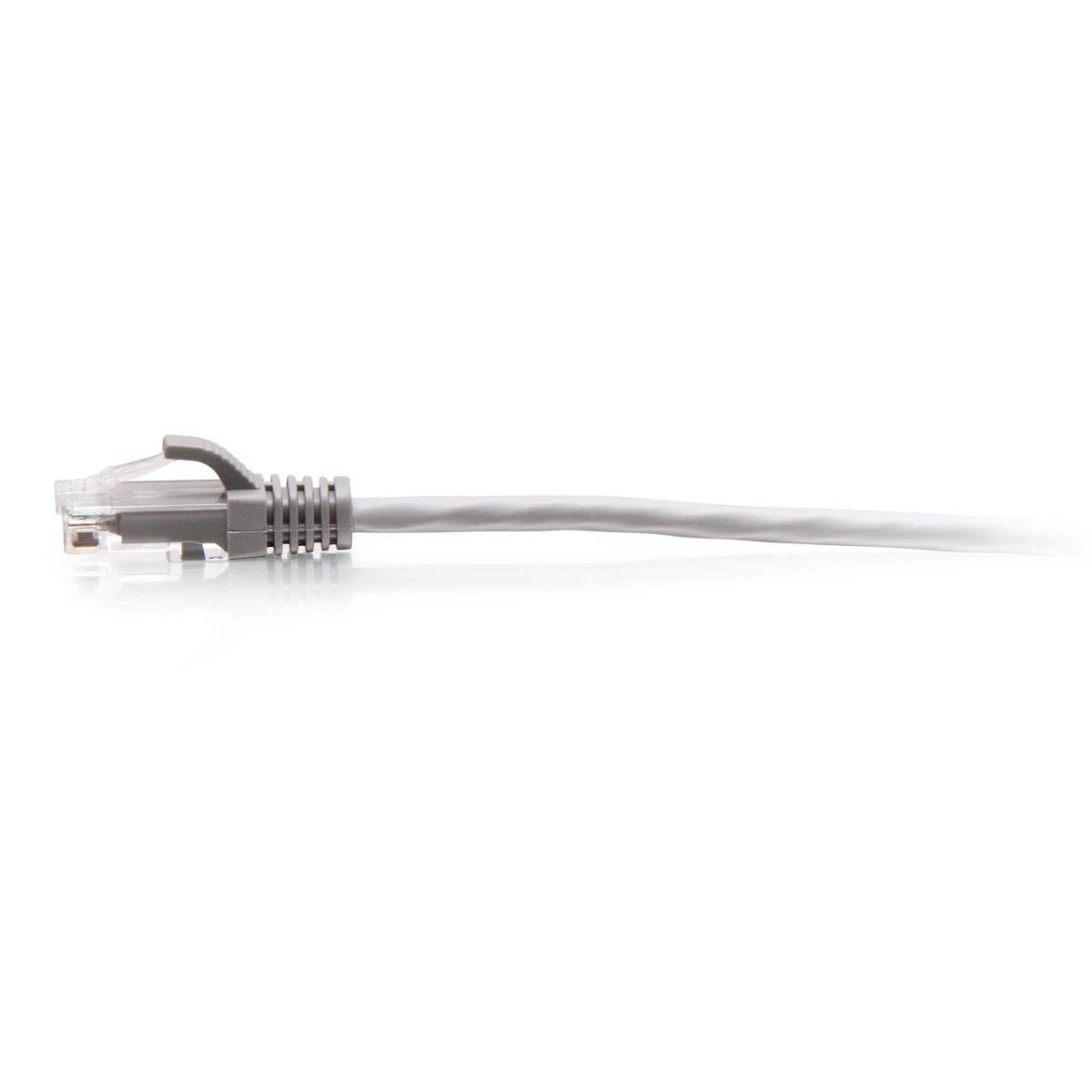 1ft (0.3m) Cat6a Snagless Unshielded (UTP) Slim Ethernet Network Patch Cable - Gray - Patch cable - RJ-45 (M) to RJ-45 (M) - 30 cm - 4.8 mm - UTP - CAT 6a - molded, snagless - grey thumbnail