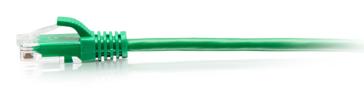 15ft (4.5m) Cat6a Snagless Unshielded (UTP) Slim Ethernet Network Patch Cable - Green - Patch cable - RJ-45 (M) to RJ-45 (M) - 4.5 m - 4.8 mm - UTP - CAT 6a - molded, snagless - green thumbnail
